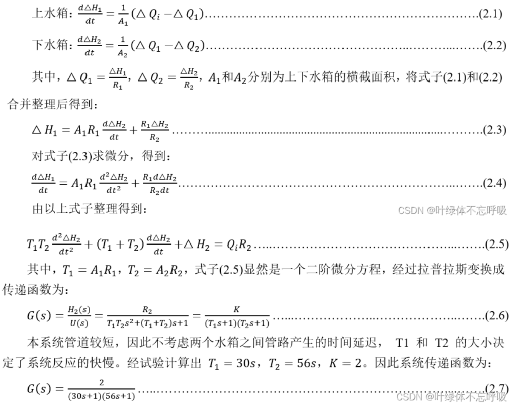 基于模糊PID控制的双容水箱液位控制系统仿真设计-创享日记 基于模糊PID控制的双容水箱液位控制系统仿真设计-创享日记