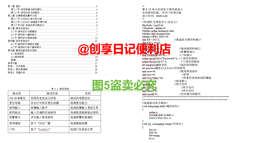 基于单片机的电子密码锁门锁系统设计-创享日记 基于单片机的电子密码锁门锁系统设计-创享日记