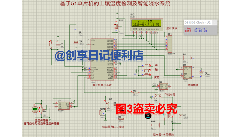 基于单片机的植物生长环境监测温室大棚土壤湿度检测及自动浇花浇灌系统设计-创享日记 基于单片机的植物生长环境监测温室大棚土壤湿度检测及自动浇花浇灌系统设计-创享日记