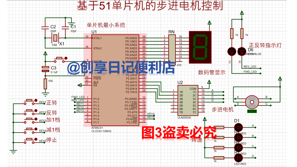 基于单片机的步进电机调速控制系统设计-创享日记 基于单片机的步进电机调速控制系统设计-创享日记