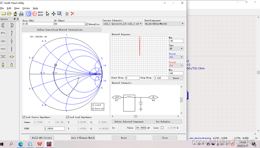 微波技术大作业课设分立电容电感+微带单枝短截线+微带双枝短截线匹配电路设计-创享日记