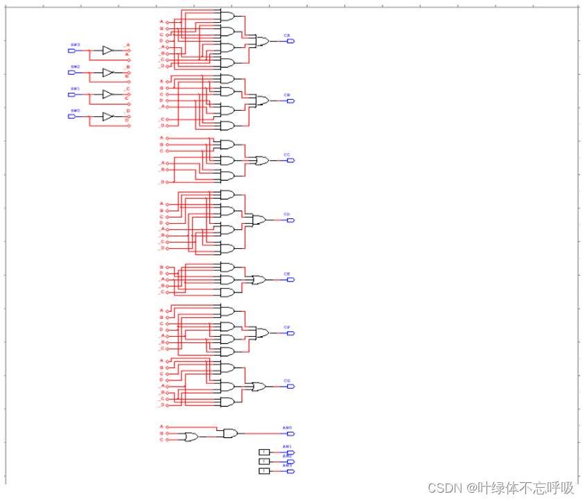 江南大学数电实验二点亮一个数码管（Multisim和Basys3 ）数字电路实验-创享日记