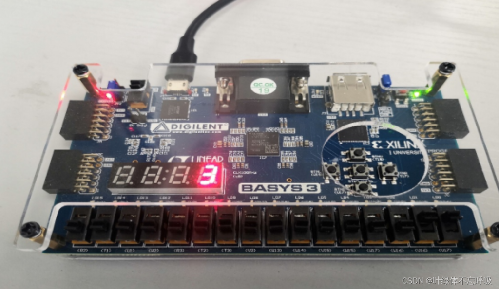 江南大学数电实验二点亮一个数码管（Multisim和Basys3 ）数字电路实验-创享日记