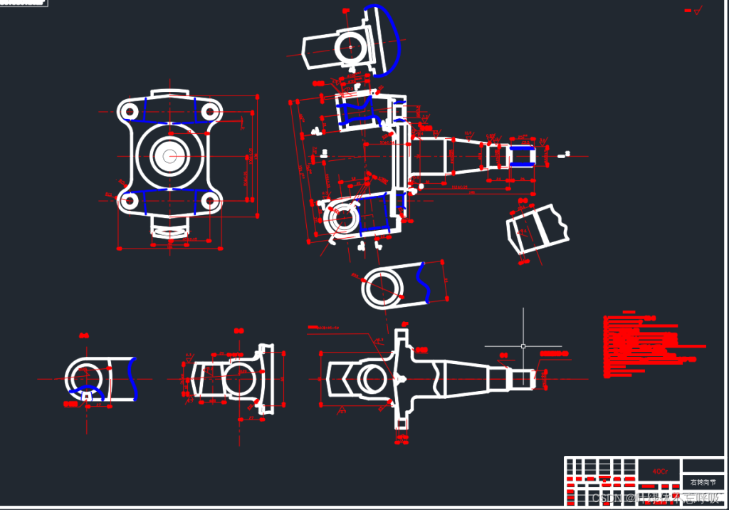 轻型载重汽车转向前桥总成系统毕业设计机械设计车辆工程CAD-创享日记 轻型载重汽车转向前桥总成系统毕业设计机械设计车辆工程CAD-创享日记