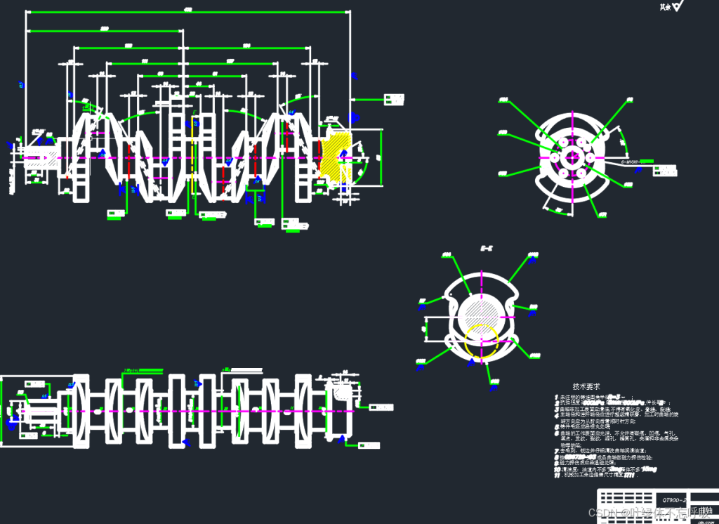 捷达EA113汽油机四缸汽车曲柄连杆机构机械设计车辆工程CAD-创享日记