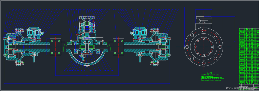 XG916Ⅱ轮式装载机后驱动桥设计机械设计车辆工程CAD-创享日记 XG916Ⅱ轮式装载机后驱动桥设计机械设计车辆工程CAD-创享日记