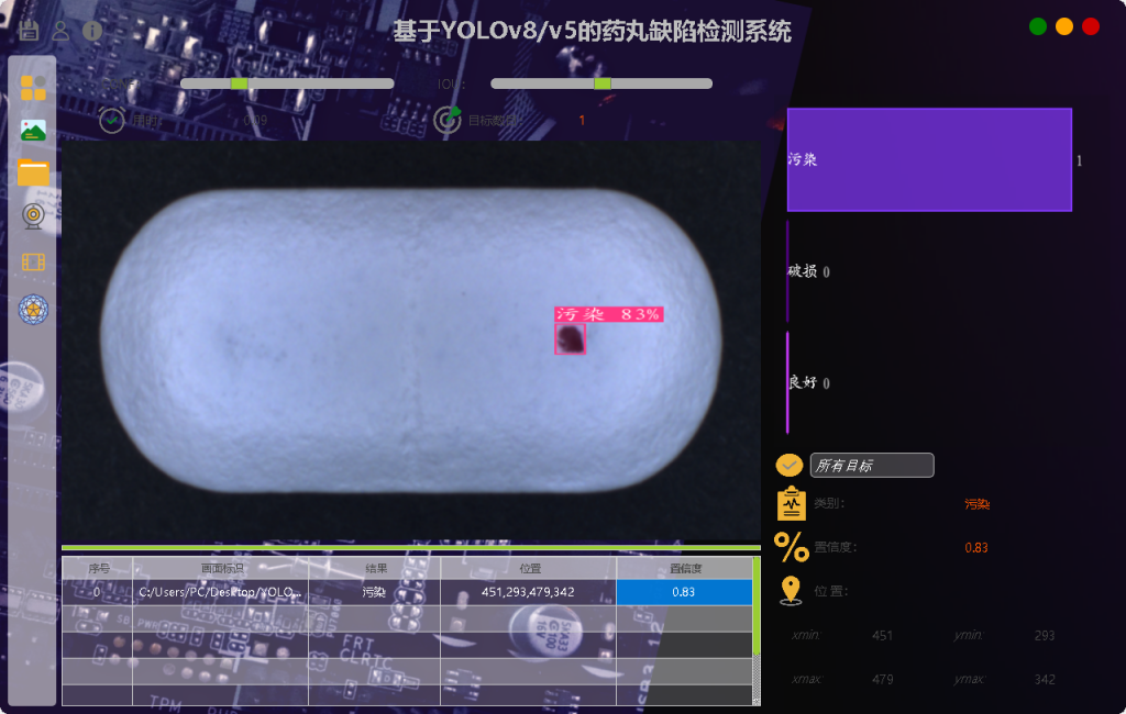 基于深度学习YOLOv8和YOLOv5的药丸缺陷检测药片缺陷检测药片质量缺陷识别系统-创享日记 基于深度学习YOLOv8和YOLOv5的药丸缺陷检测药片缺陷检测药片质量缺陷识别系统-创享日记