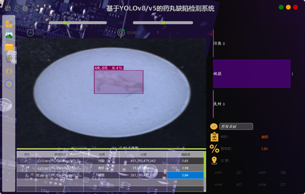 基于深度学习YOLOv8和YOLOv5的药丸缺陷检测药片缺陷检测药片质量缺陷识别系统-创享日记 基于深度学习YOLOv8和YOLOv5的药丸缺陷检测药片缺陷检测药片质量缺陷识别系统-创享日记