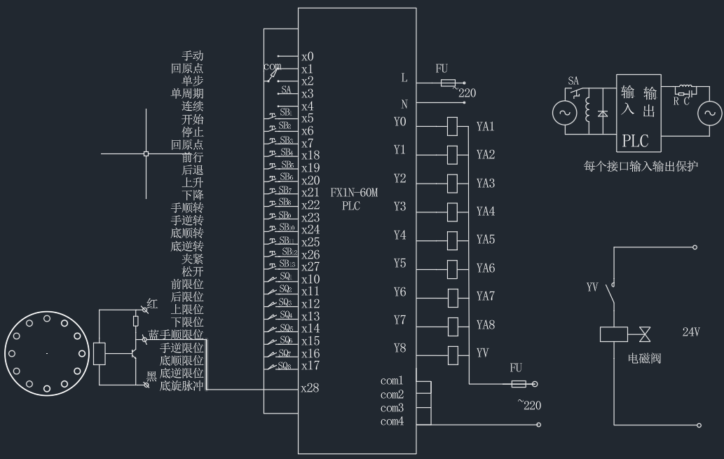 基于三菱FX系列PLC的机械手控制设计机械臂设计-创享日记