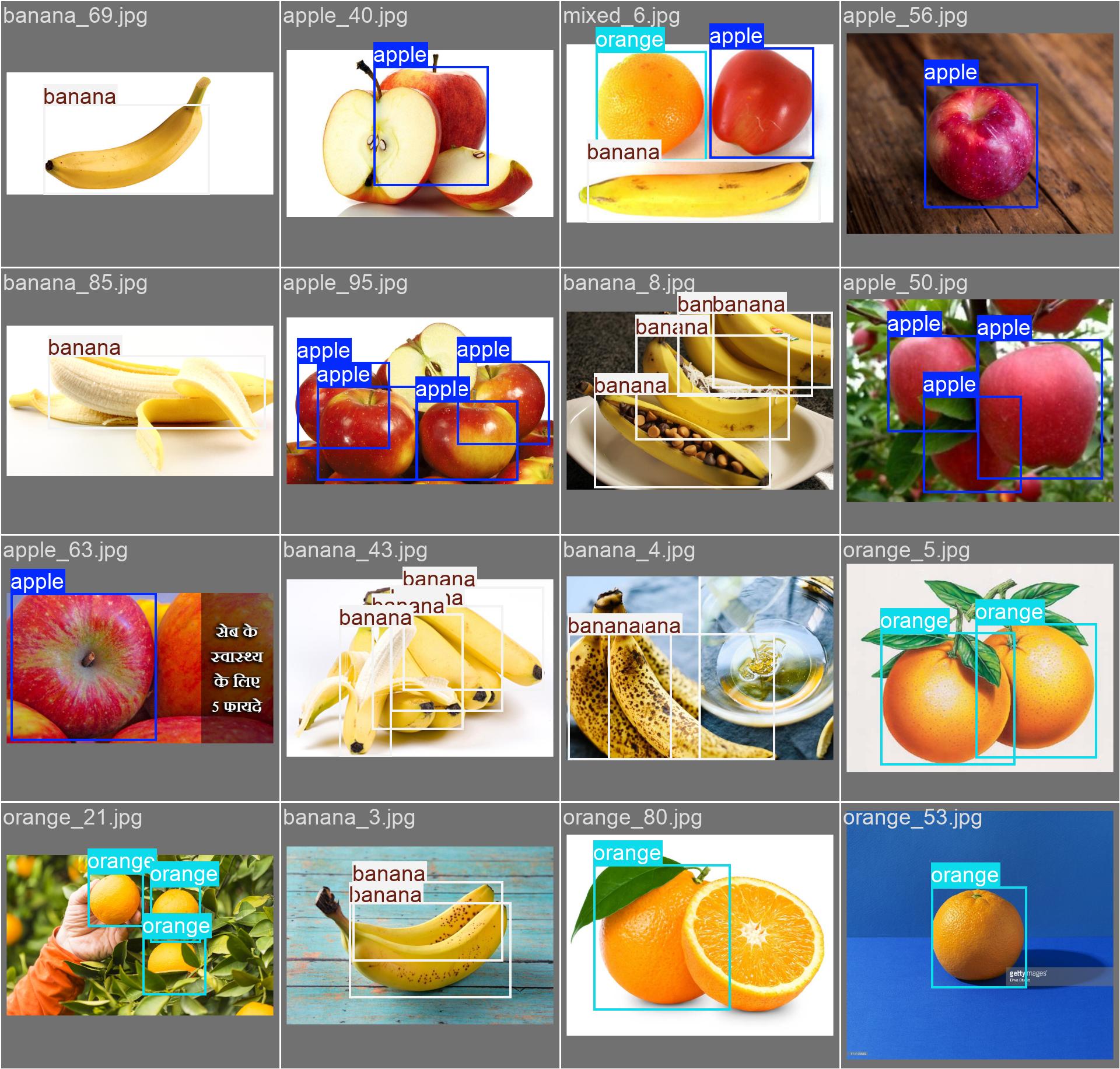 基于深度学习YOLO的水果识别数据集水果数据集苹果香蕉橘子数据集-创享日记