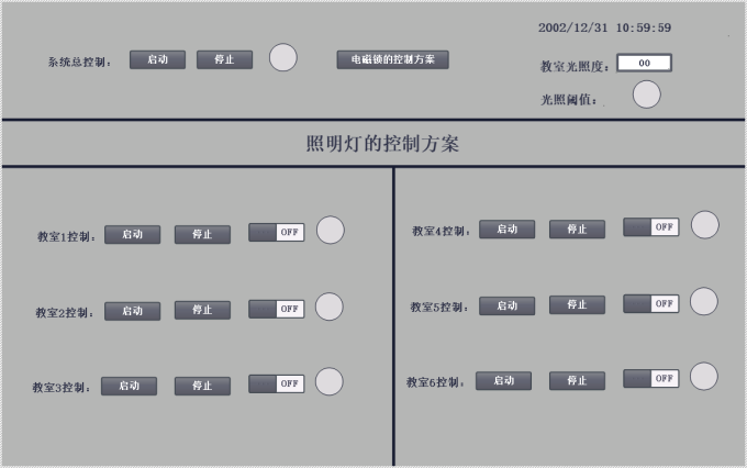 基于PLC的校园教室照明系统控制设计照明灯控制博图组态仿真-创享日记 基于PLC的校园教室照明系统控制设计照明灯控制博图组态仿真-创享日记
