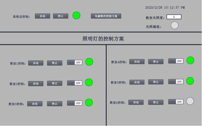 基于PLC的校园教室照明系统控制设计照明灯控制博图组态仿真-创享日记